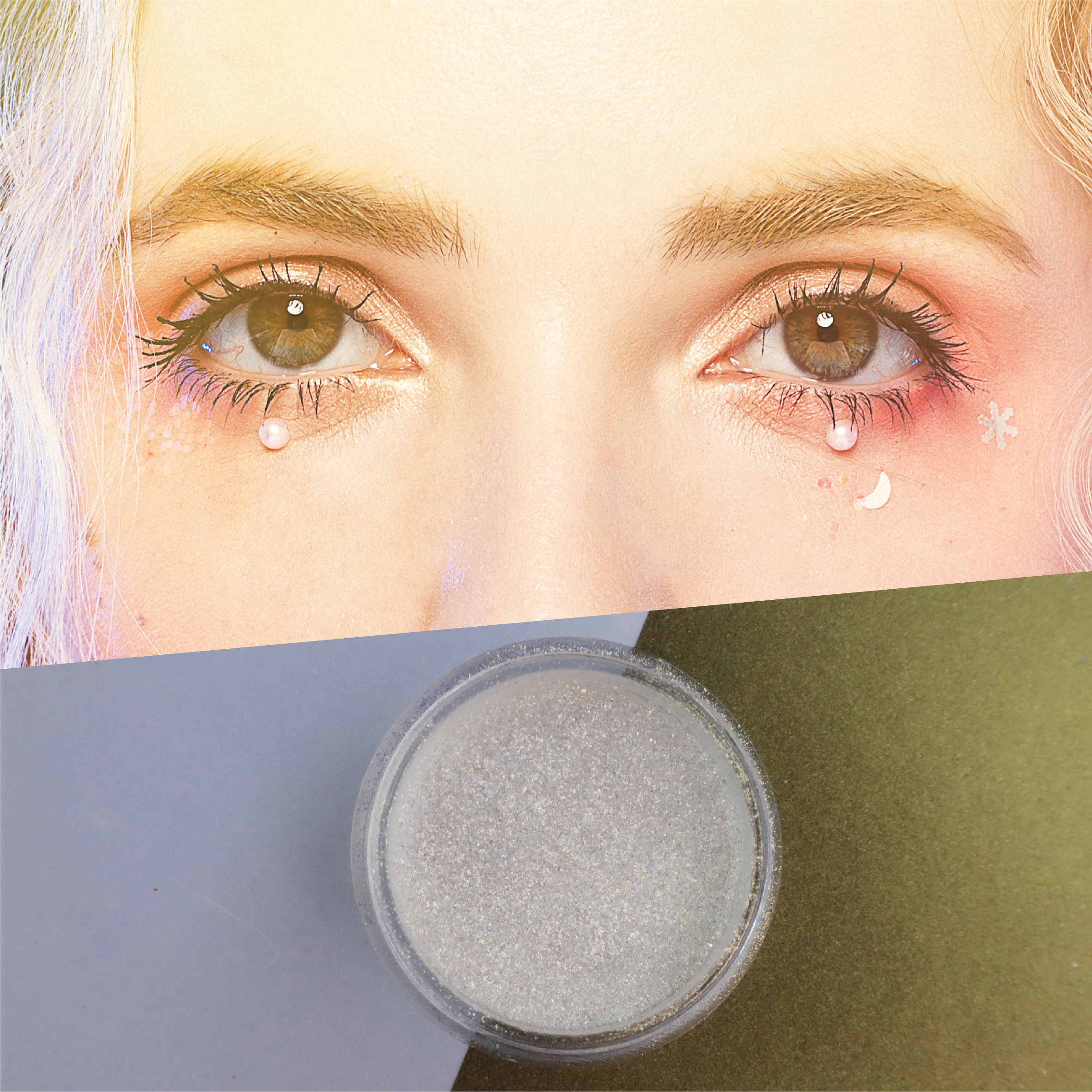 Krištáľový interferenčný perleťový pigment